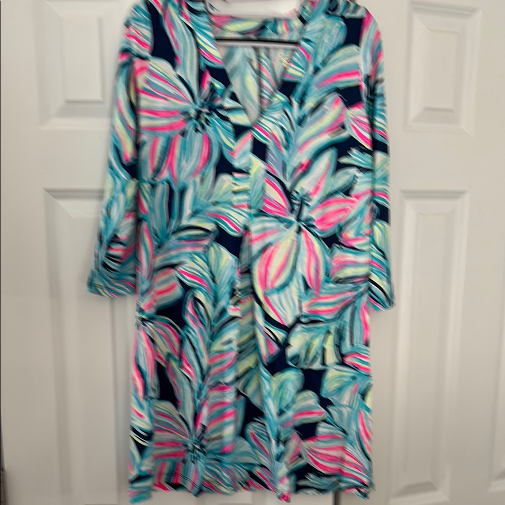 Colorful Floral Print Dress